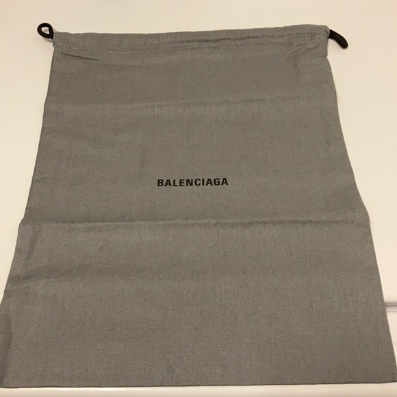 balenciaga dust bag grey